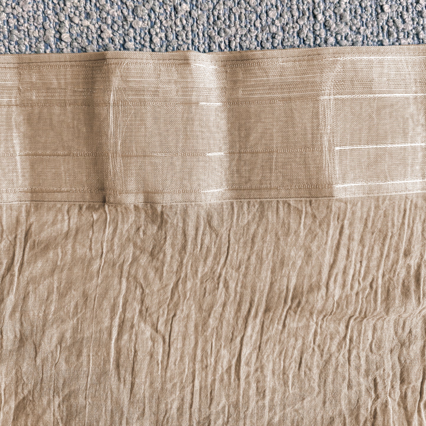 Modern Window Curtains - CARAMEL LATTE 5 Designer Window Drapes in 6 Unique Styles