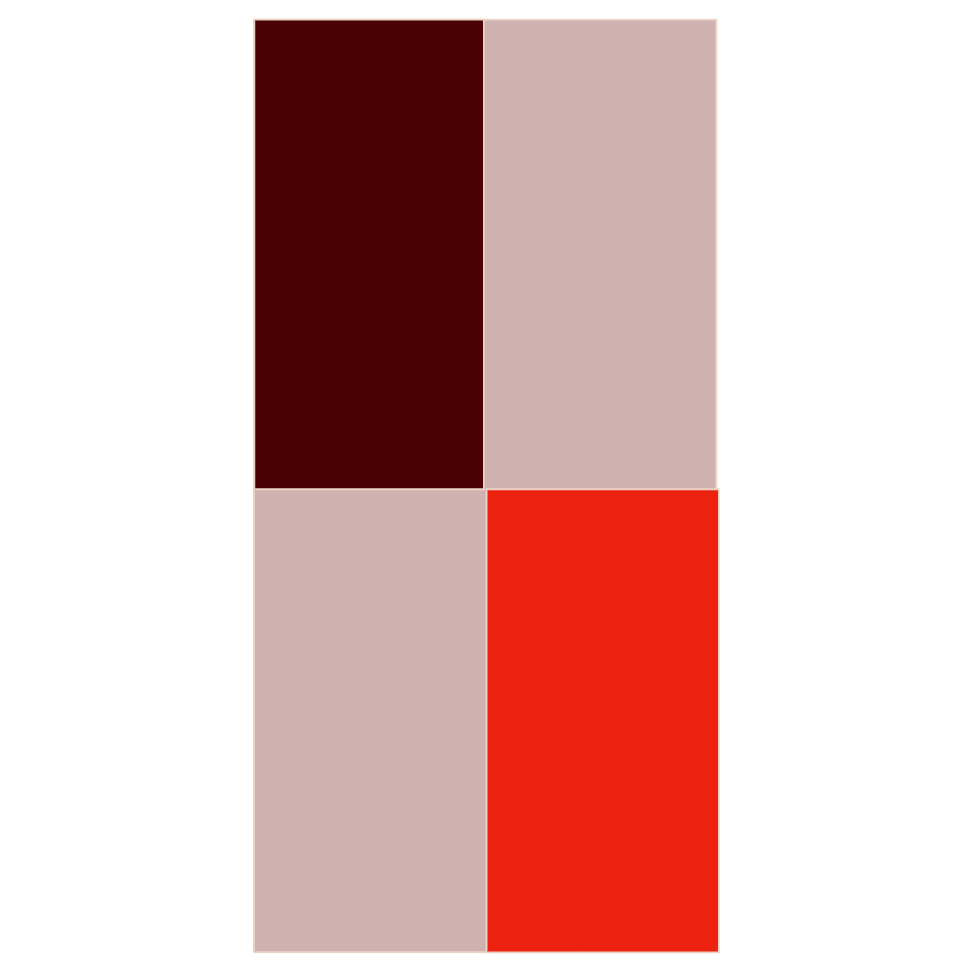 Modern Window Curtains - ROSE RED - exclusive piece DESIGN 3