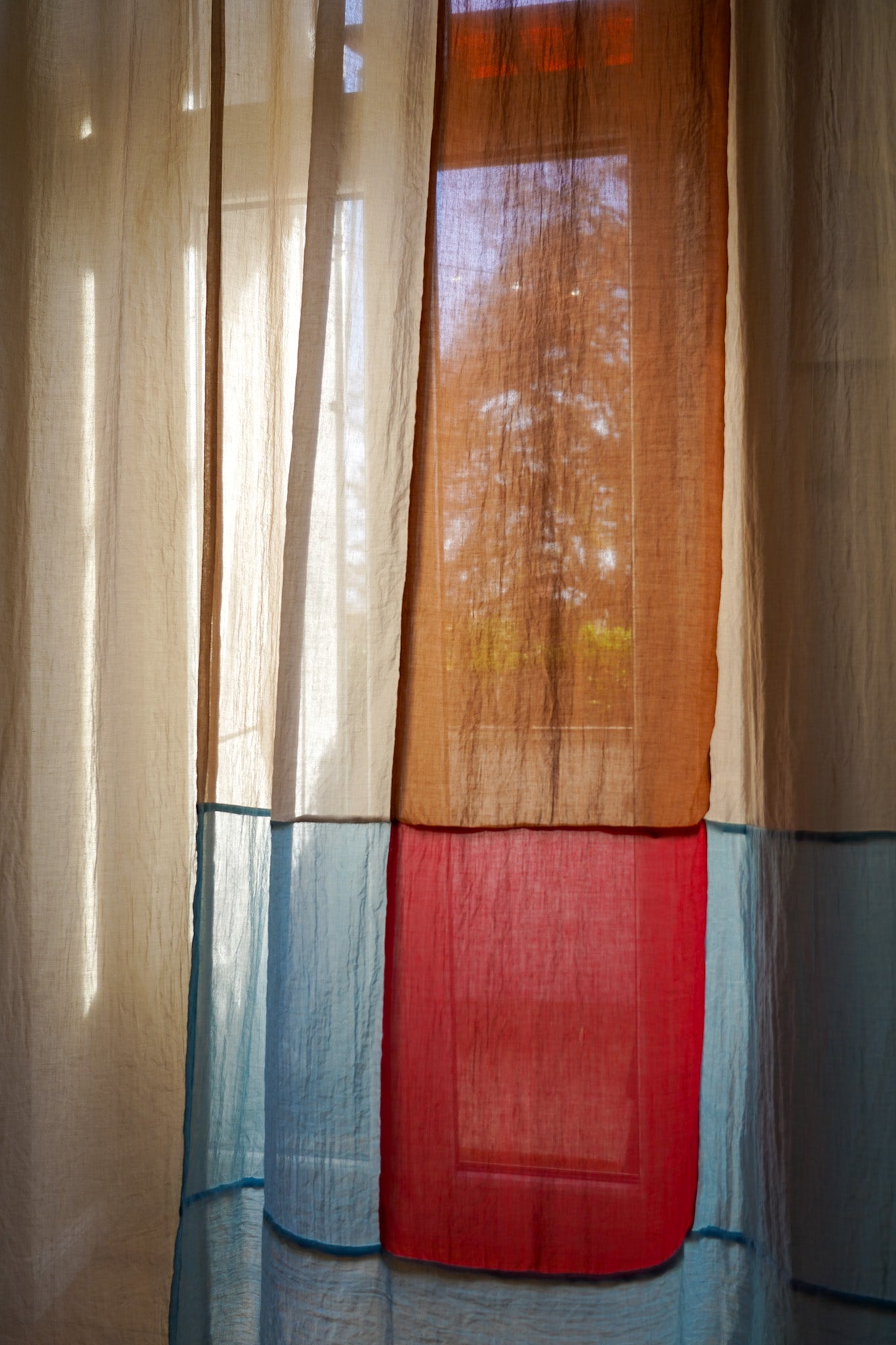 Modern Window Curtains - DESERT KISS 3 Designer Window Drapes in 6 Unique Styles