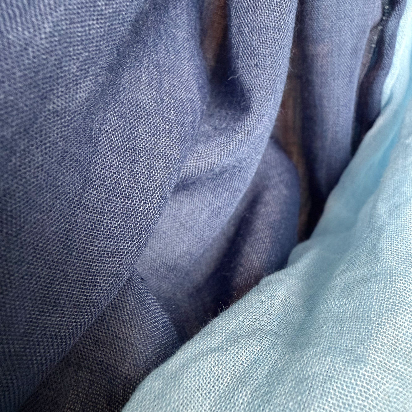 Modern Window Curtains -BLUE EMBER 5 Designer Window Drapes in 6 Unique Styles