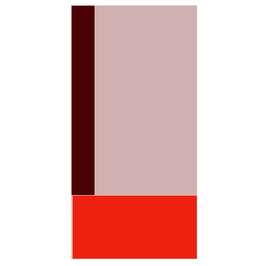 Modern Window Curtains - ROSE RED - exclusive piece DESIGN 4