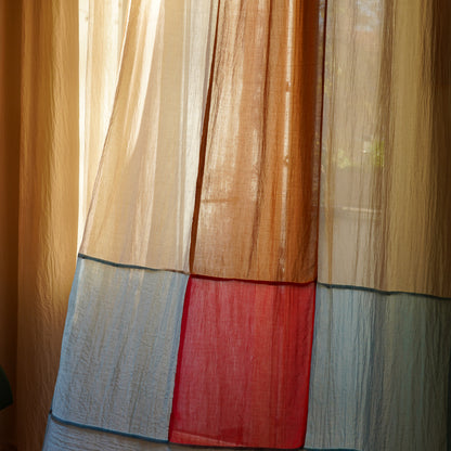 Modern Window Curtains - DESERT KISS 1 Designer Window Drapes in 6 Unique Styles