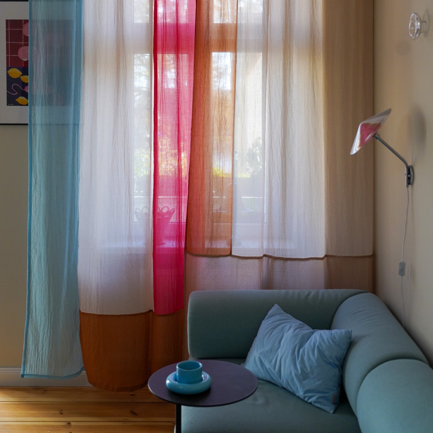 Modern Window Curtains - DESERT KISS 1 Designer Window Drapes in 6 Unique Styles