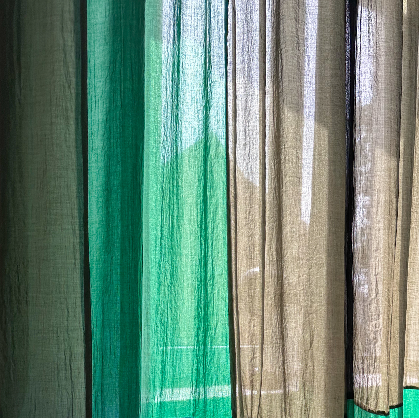 Modern Window Curtains - FOREST HAZE 1 Designer Window Drapes in 6 Unique Styles