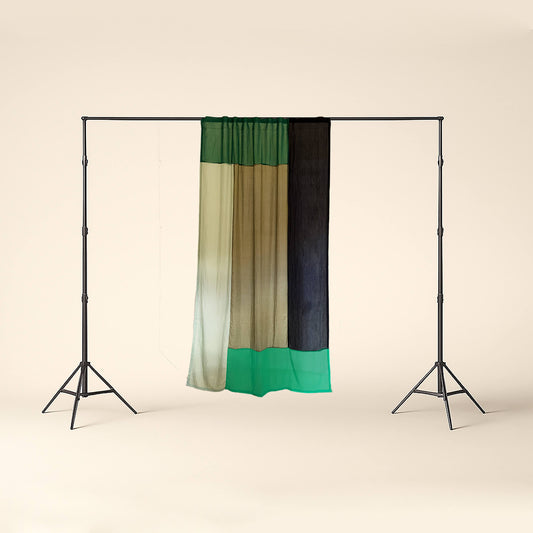 Modern Window Curtains - GREEN MEADOW 2 Designer Window Drapes in 6 Unique Styles