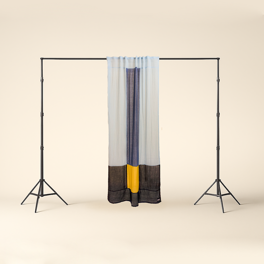 Modern Window Curtains - NAUTIC LIME 1 Designer Window Drapes in 6 Unique Styles