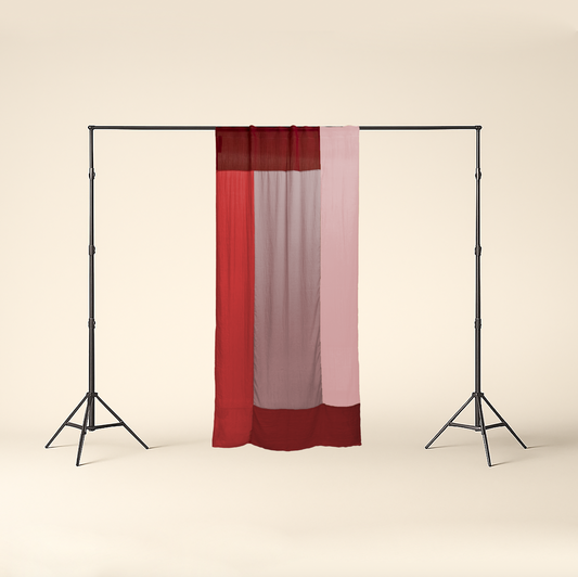 Modern Window Curtains - ROSENGLUT 2 Designer Window Drapes in 6 Unique Styles