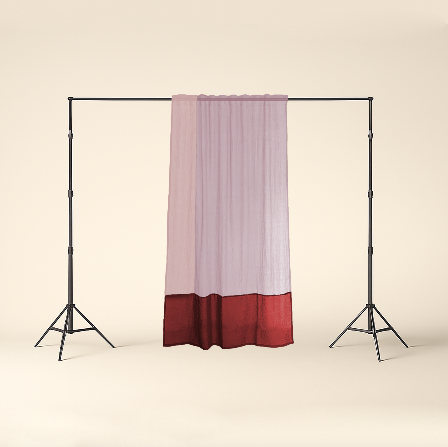 Modern Window Curtains "ROSEN GLUT" 4 Designer Window Drapes in 6 Unique Styles
