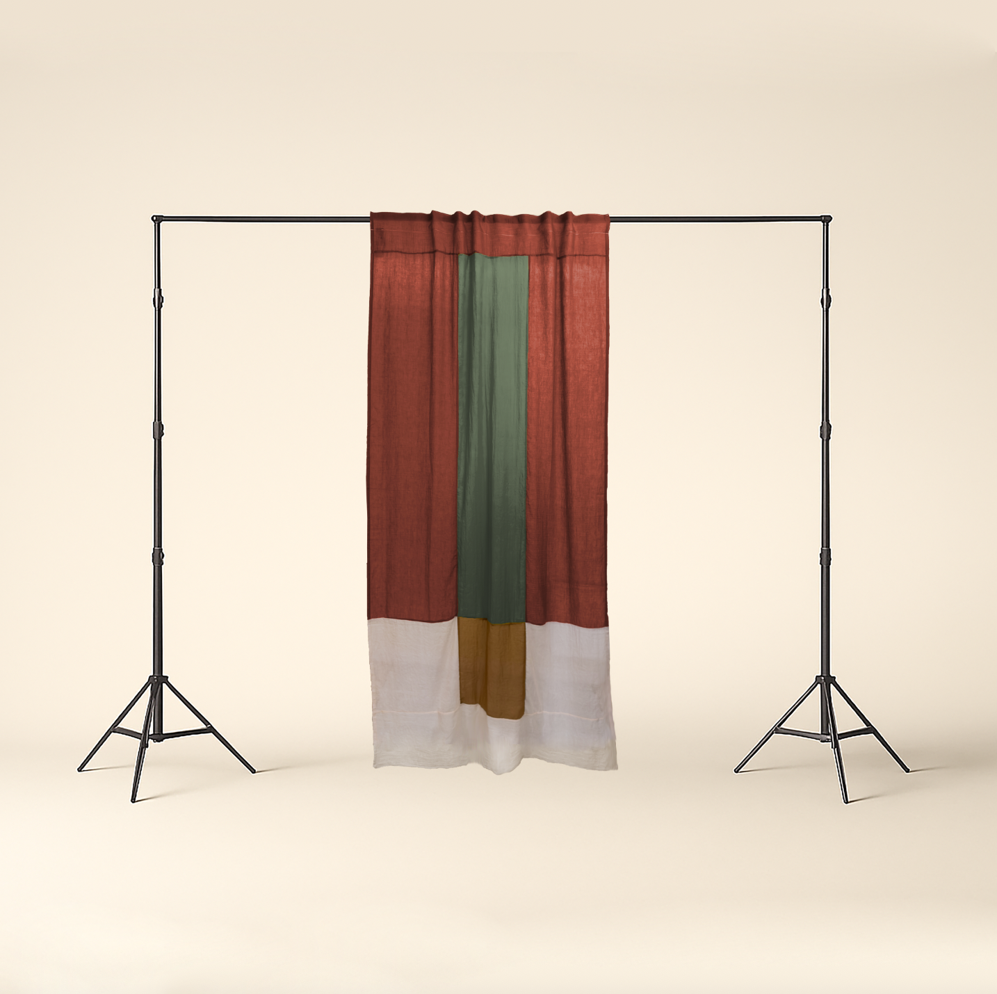Modern Window Curtains - CALIFORNIA VINTAGE 1 Designer Window Drapes in 6 Unique Styles