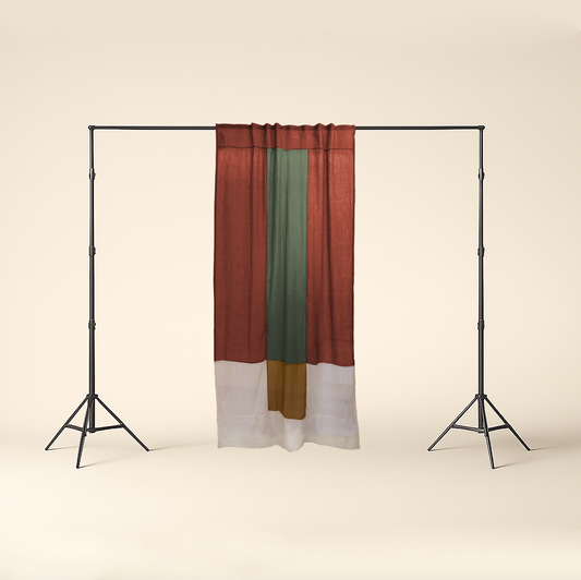 Modern Window Curtains - CALIFORNIA VINTAGE 1 Designer Window Drapes in 6 Unique Styles