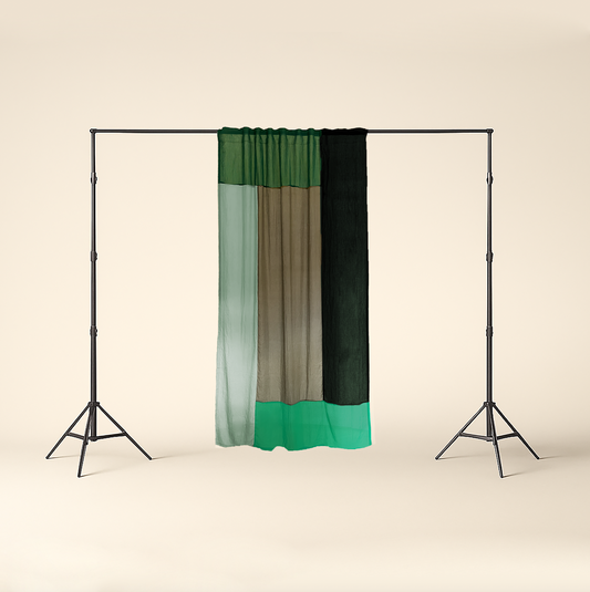 Modern Window Curtains - FOREST HAZE 2 Designer Window Drapes in 6 Unique Styles
