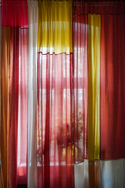Modern Window Curtains - CANYON POP 4 Designer Window Drapes in 6 Unique Styles