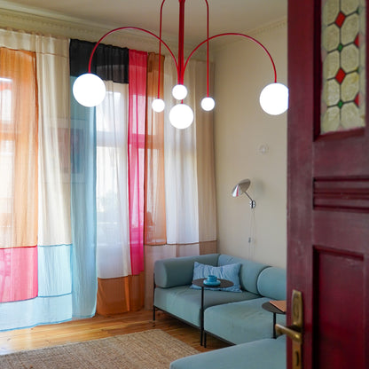 Modern Window Curtains - DESERT KISS 3 Designer Window Drapes in 6 Unique Styles