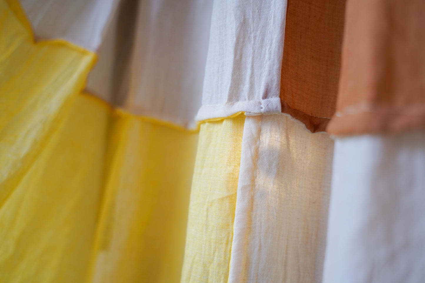 Modern Window Curtains - BUTTER CARAMEL 2 Designer Window Drapes in 6 Unique Styles