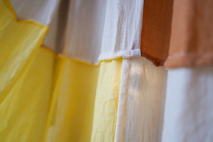 Modern Window Curtains - BUTTER CARAMEL 2 Designer Window Drapes in 6 Unique Styles