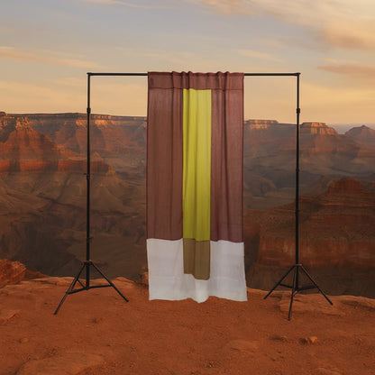 Modern Window Curtains - CANYON POP 1 Designer Window Drapes in 6 Unique Styles