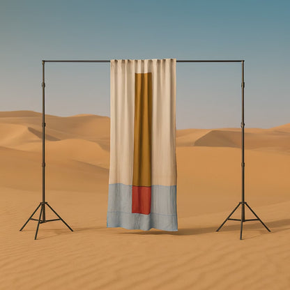 Modern Window Curtains - DESERT KISS 1 Designer Window Drapes in 6 Unique Styles